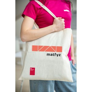 Bavlněná taška s logem Matfyz a Univerzity Karlovy 