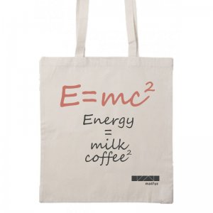 Bavlněná taška "Einsteinova káva" 