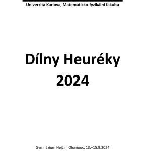 Sborníky Dílen Heuréky 2024 (zdarma, nevkládejte do košíku)