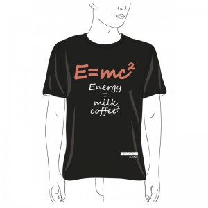 Matfyzácké tričko "Einsteinova káva" 